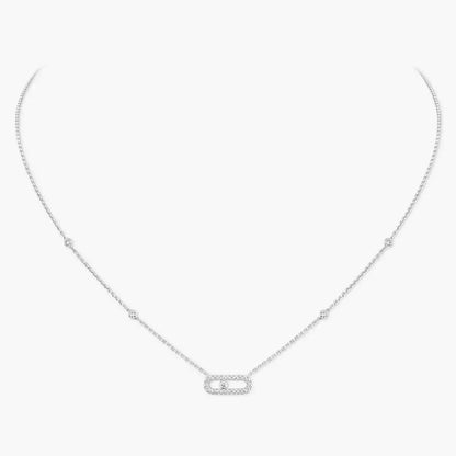 [Regal Jewels]Diamond Necklace Move Uno