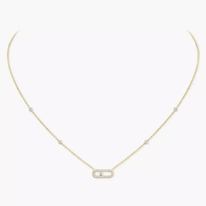 [Regal Jewels]Diamond Necklace Move Uno