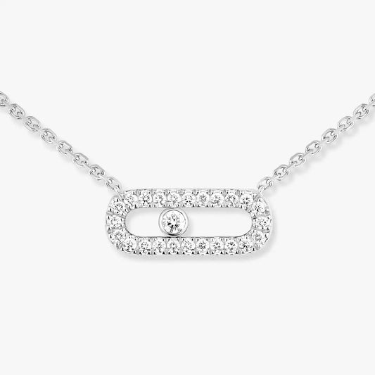 [Regal Jewels]Diamond Necklace Move Uno