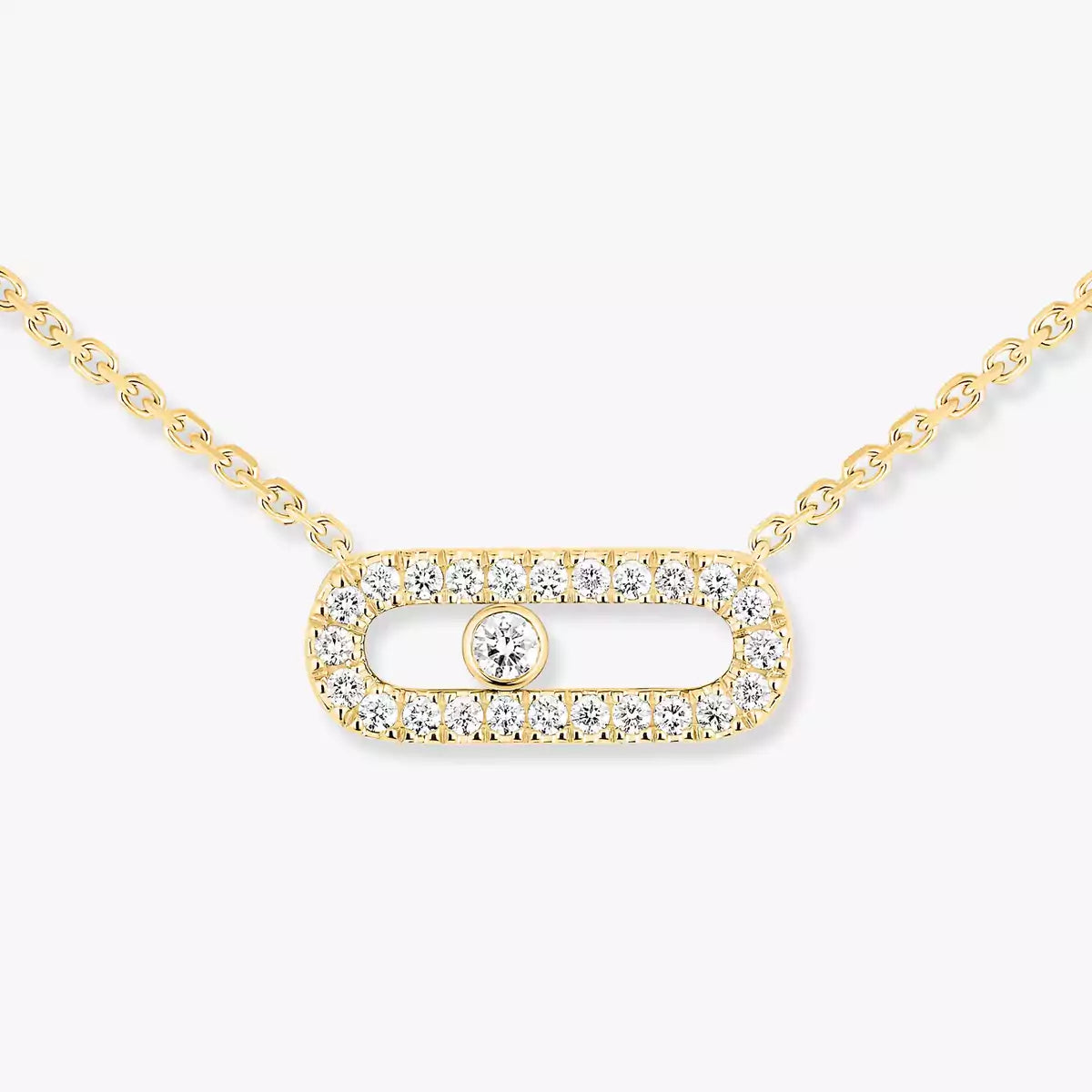 [Regal Jewels]Diamond Necklace Move Uno