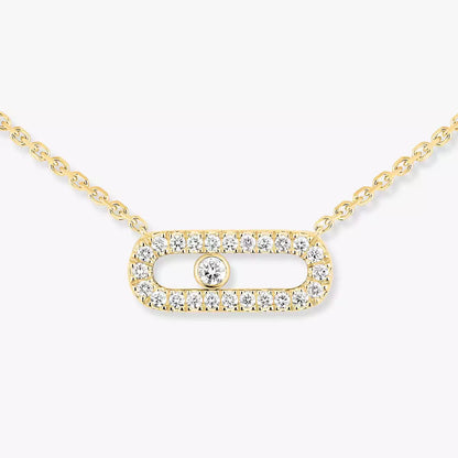 [Regal Jewels]Diamond Necklace Move Uno