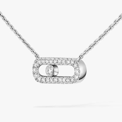 [Regal Jewels]Diamond Necklace Move Uno