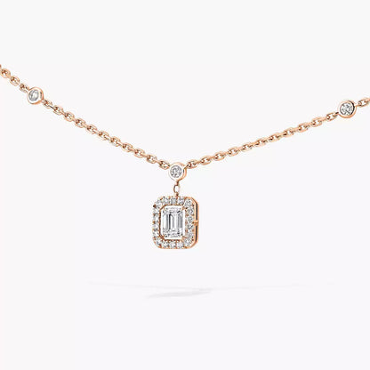 [Regal Jewels]My Twin Diamond Necklace in Silver