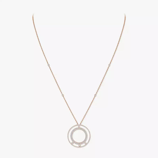 [Regal Jewels]Move Romane Long Pave_-Set Diamond Necklace