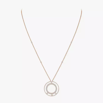 [Regal Jewels]Move Romane Long Pave_-Set Diamond Necklace