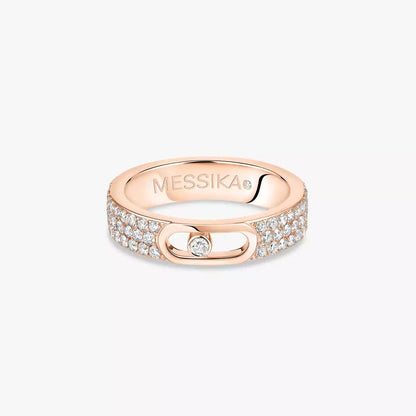 [Regal Jewels]Move Joaillerie Pave_ Diamond Wedding Ring