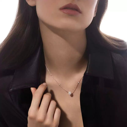 [Regal Jewels]Diamond Necklace 0,20ct Brilliant Shape Joy