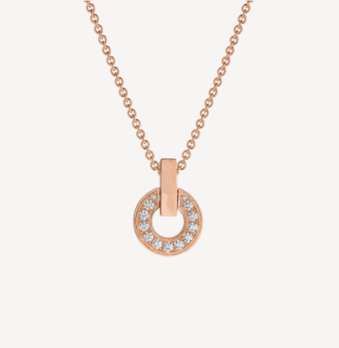 [Aura Jewels]GARI NECKLACE PINK GOLD DIAMOND