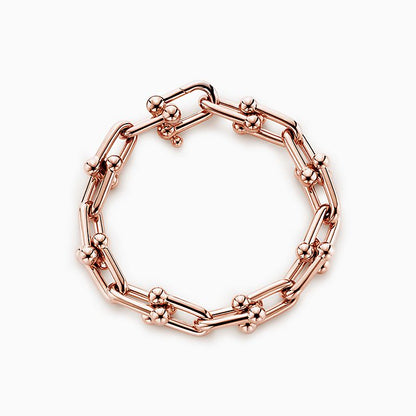 [Aura Jewelry]HARDWEAR BRACELET PINK GOLD AND SILVER
