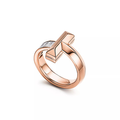 [Aura Jewelry]T1 WIDE 4.5MM DIAMOND RING