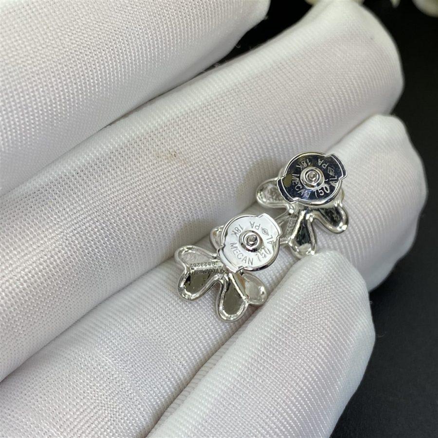 [Regal Jewels]FRIVOLE MINI SILVER FLOWER EARRINGS