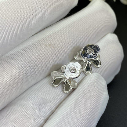 [Regal Jewels]FRIVOLE MINI SILVER FLOWER EARRINGS