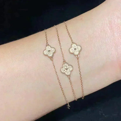 [Regal Jewels]CLOVER SINGLE FLOWER BRACELET