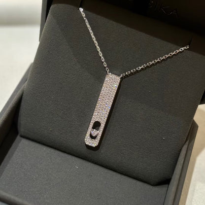 [Regal Jewels]MY FIRST DIAMOND PAVED NECKLACE