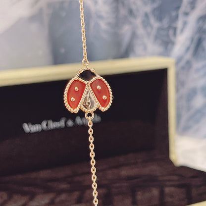 [Regal Jewels]LUCKY SPRING 1 MOTIF PINK GOLD BRACELET