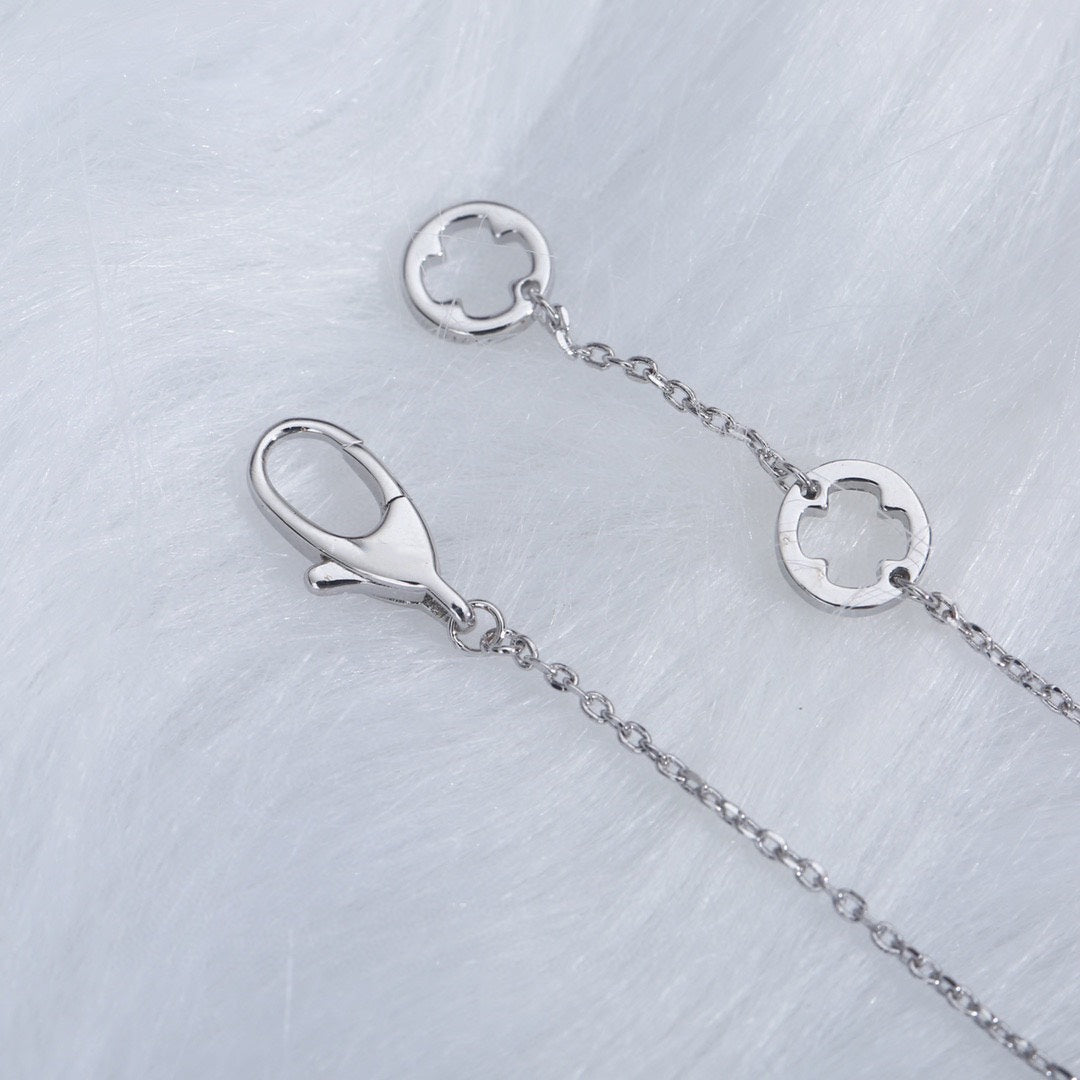 [Aura Jewels]FIOREVER NECKLACE DIAMOND CENTER